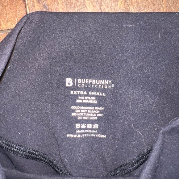 BuffBunny Black Legacy Biker Shorts size XS - Picture 2 of 3